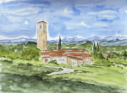 Original aquarell italienische - original,