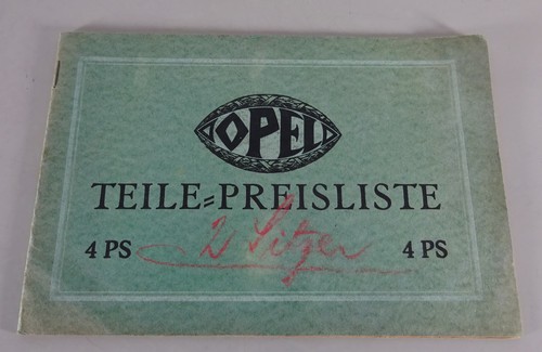 Ersatzteilkatalog preisliste - -,