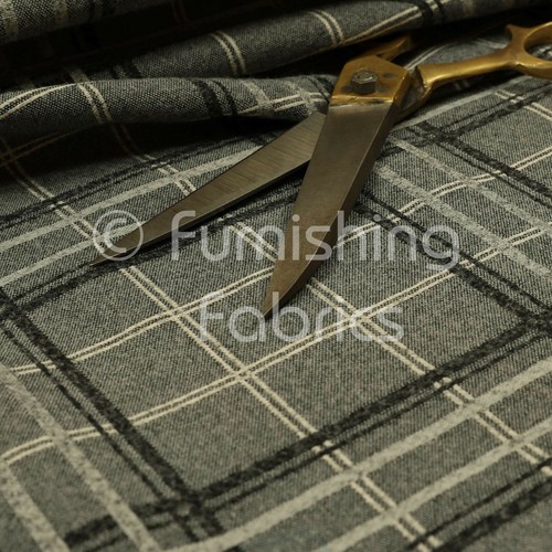 Wolloptik chenille grau beige - grau,