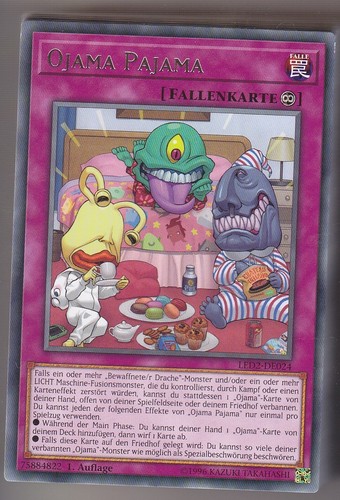 Ojama pajama rare - yu-gi-oh,