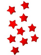 Fahrradaufkleber Reflektierende Aufkleber Rot Sterne Reflexfolie Reflektor