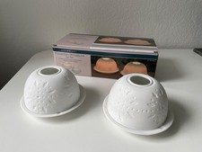 Porzellan Windlicht mit