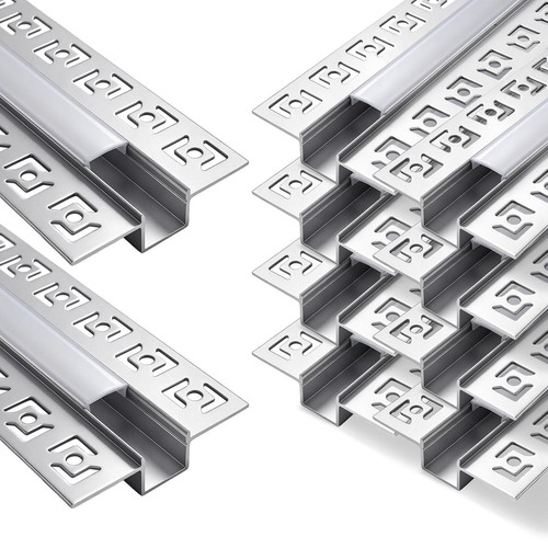 10x led aluminium profil - aluminium,