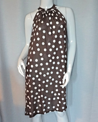 Neckholder kleid polka dots - polka,