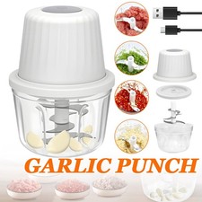 Elektrischer Knoblauchzerkleinerer Mini Obst Lebensmittelzerkleinerer 400ML DHL