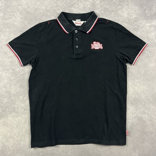 Lonsdale polohemd schwarz - lonsdale,