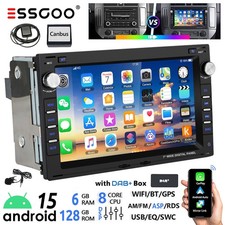 DAB+ Für VW Polo 9N Golf 4 Passat B5 T5 Carplay Android 15 6+128G Autoradio GPS