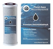 AKTIVKOHLE FILTER KARTUSCHE 10 " Umkehrosmose Wasserfilter Osmose Anlage Brunnen