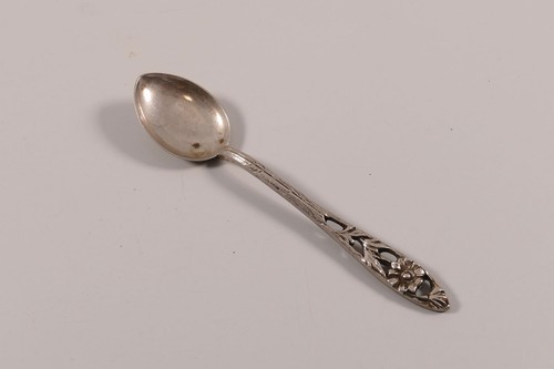 Löffel silber blume - löffel,