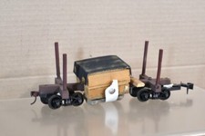 Bausatz O Gauge Bogie Logwagen Gleisreinigungswagen Ol