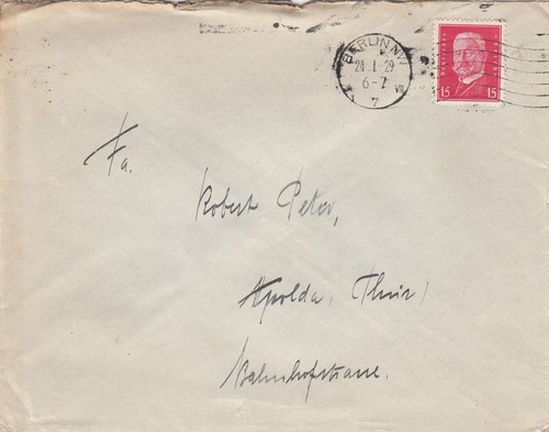 Berlin briefumschlag 1929 - berlin,,
