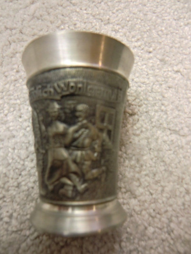 Zinn becher stamperl neu - zinn,