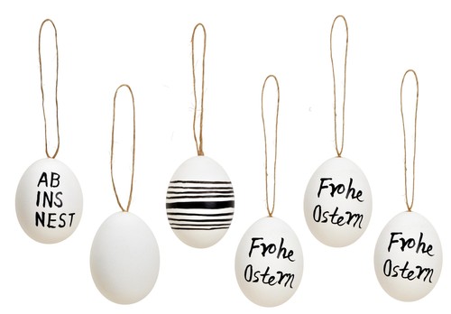 12er set deko ostereier - ostereier,