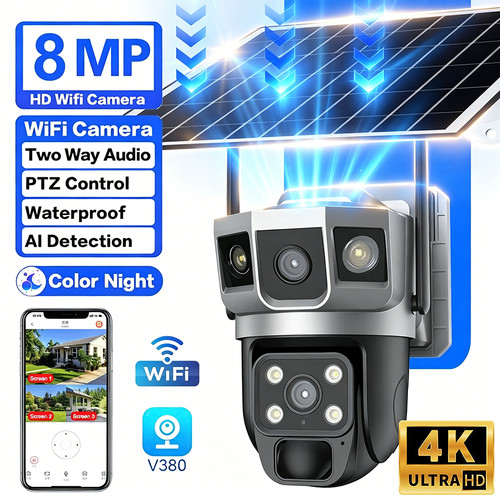 8mp solar kamera funk - 8mp,