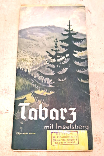Karte tabarz inselberg und - karte,
