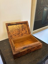 Antike Holzbox Schatulle mit