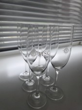 6 X MSC Cruises Sektglas /