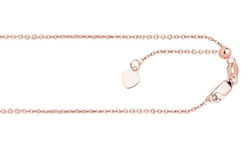 14k rotgold verstellbar - 14k,