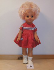 Vintage hübsche kleine Puppe alte Puppe 35 cm für Sammler oder Puppenmutti (06)