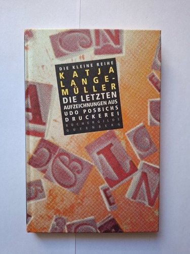 Die letzten aufzeichnungen - letzten, aus