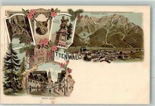 13302729 - 8102 Mittenwald Leuitaschklamm Gitarren Klotz-Denkmal Oberer Markt