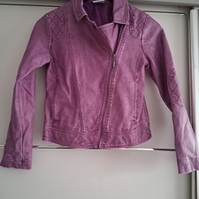 Mädchenjacke lederoptik - in,