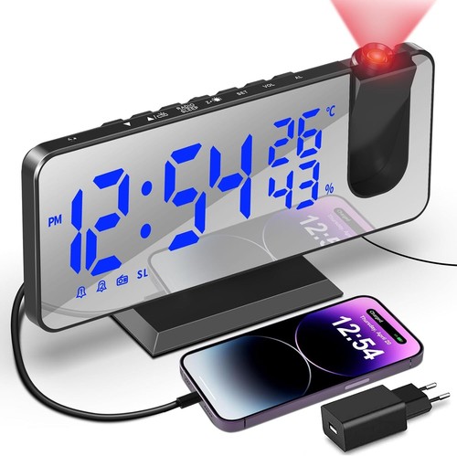 Wecker digital radiowecker mit - wecker,