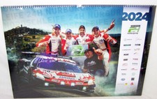 24H Nürburgring Wandkalender zum ADAC Total Energies Kalender 2024 Neu OVP