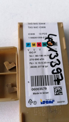 Iscar wsp tag - wsp,, vpe