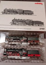 Märklin H0 37187 Set mit 2 Schlepptender-Dampfloks "S 3/6" / BR 18.4 Digital OVP