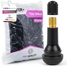 100x Gummiventile TR413 Snap-In Reifenventile Ventile für Schlauchlose Reifen