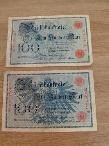 Reichsbanknote 100 mark - 100,