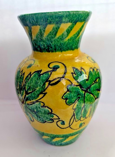 Keramik vase italy signiert - vase,