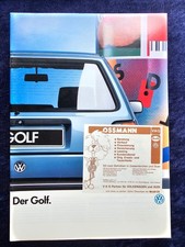 VW Golf 2 Prospekt, 1.1989 mit Golf  CL, GL, GT, GTD,   AH Ossmann2