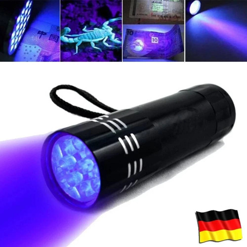 Schwarzlicht taschenlampe 9 - uv,