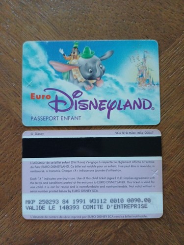 Euro pass disney disneyland - euro,