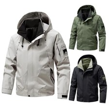 Herren Softshell Regen Outdoor Jacke Softshelljacke Funktionsjacke Wasserdicht