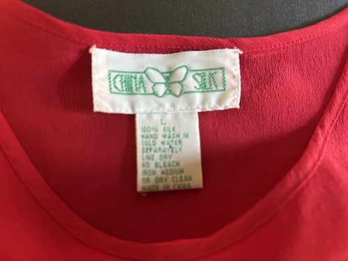 China silk top - top, 100%
