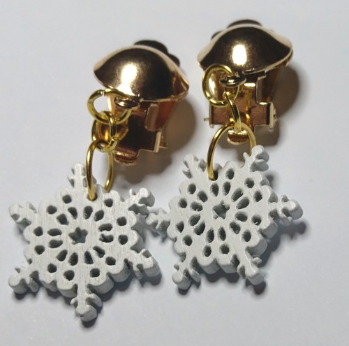 Ohrclips clips holz - clips,