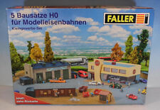 Faller H0 Bausatz Kit 5 Gebäudebausätze Kleingewerbe Set OVP #5313