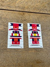 SEHR SELTEN 2X B7964 AUFKLEBER