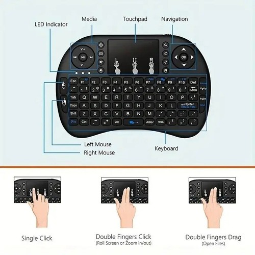 Tastatur keyboard air mouse - tastatur,