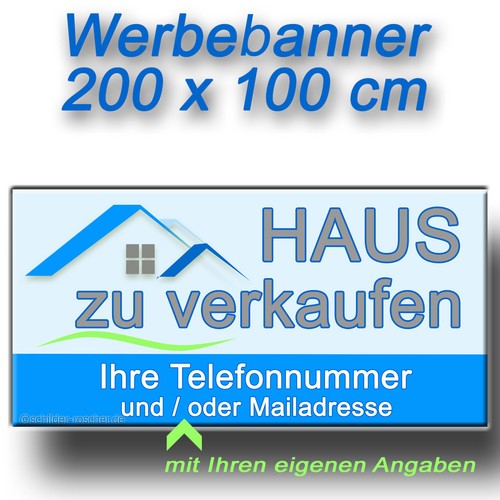 Werbebanner haus zu - 🧱werbebanner,