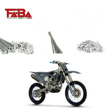 Satz Speichen + Nippel Original TM EN/MX 450 Fi (02-26) Hinterrad 19'