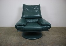 Rolf Benz AK 345 Multifunktionssessel Echtleder Dunkelgrün Designer Sessel