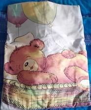 Kinderbettwäsche 100x135 cm u. 40x60 cm, Bärchenmotiv, mit Kuschelbär