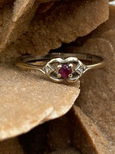 Ring weißgold 585 rubin - ring,