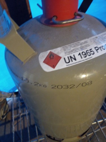 Propangasflasche grau - propangasflasche, -grau