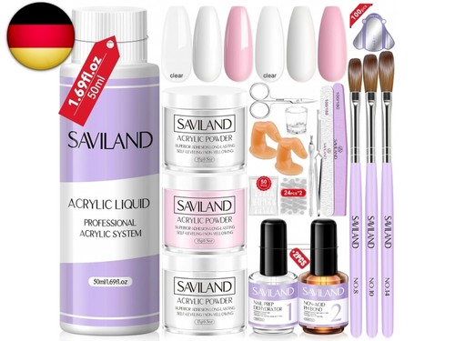Saviland acryl nagelset - acryl,
