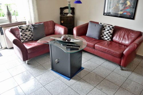 Couchtisch metall tresor - couchtisch, /